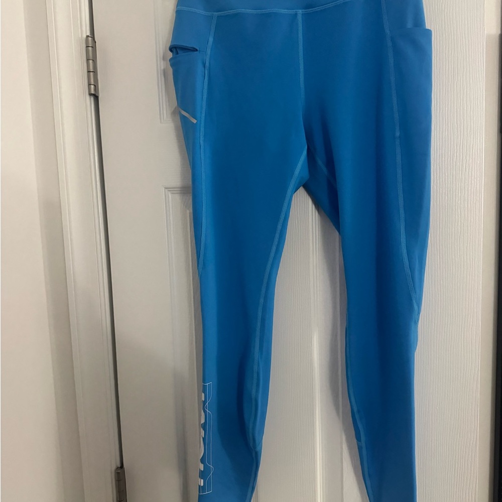 Hoka Blue Performance Leggings - Picture 3 of 5
